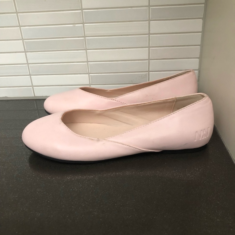 Matt & Nat women’s pale pink vegan leather flats